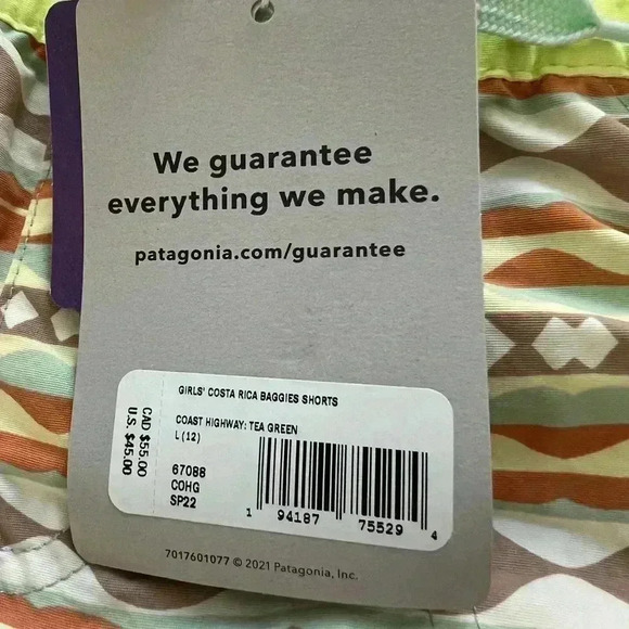 Bundle PATAGONIA COSTA RICA BAGGIES SHORTS GIRLS Bundle 2 Pair Size Girls Large - Picture 5 of 11